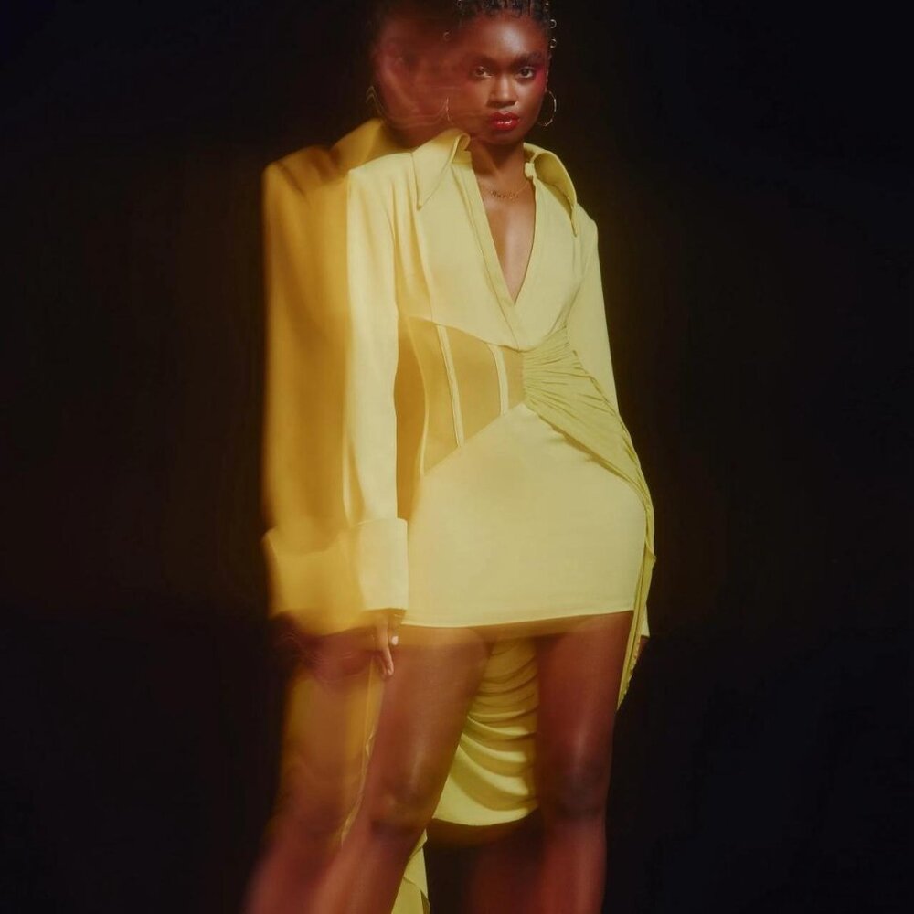 Hanifa Ari Draped Dress - Picture 2 of 5